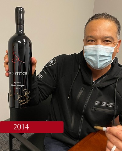 Special Edition 2014 Cabernet Sauvignon Etched & Autographed bottle