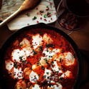 Skillet Chicken With Tomatoes, Pancetta and Mozzarella